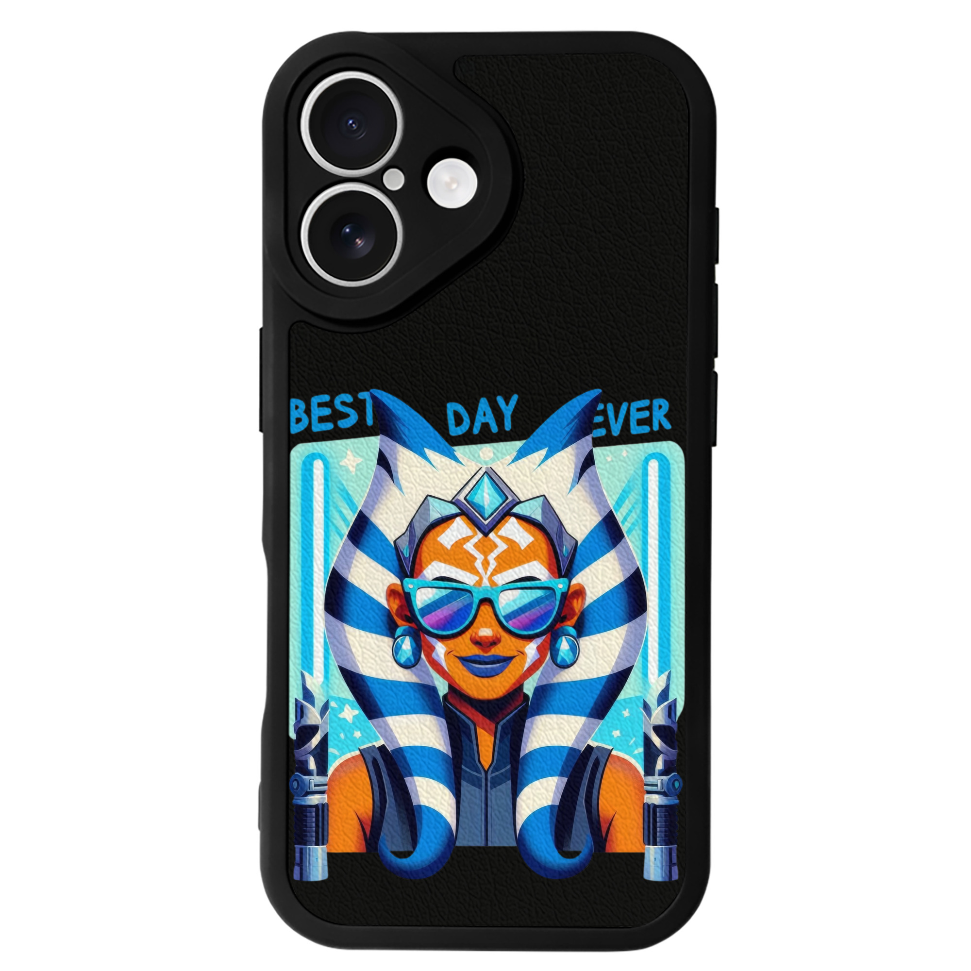 （画像用） スター・ウォーズ Star Wars 【iPhone 16シリーズ対応】シリコンスマホケース（レザー調） 材質：シリコン